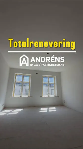 Totalrenoverad lägenhet med nya ytor